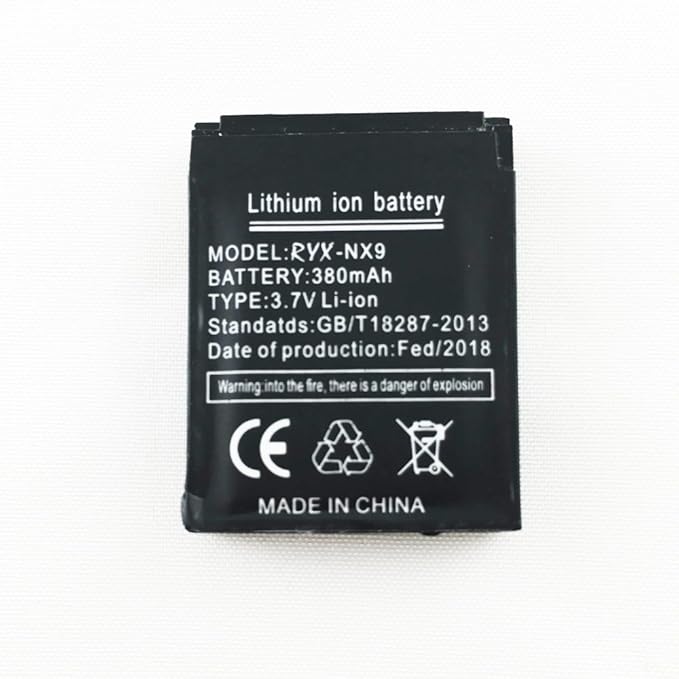 Reloj inteligente batería RYX-NX9 batería de litio recargable con ...