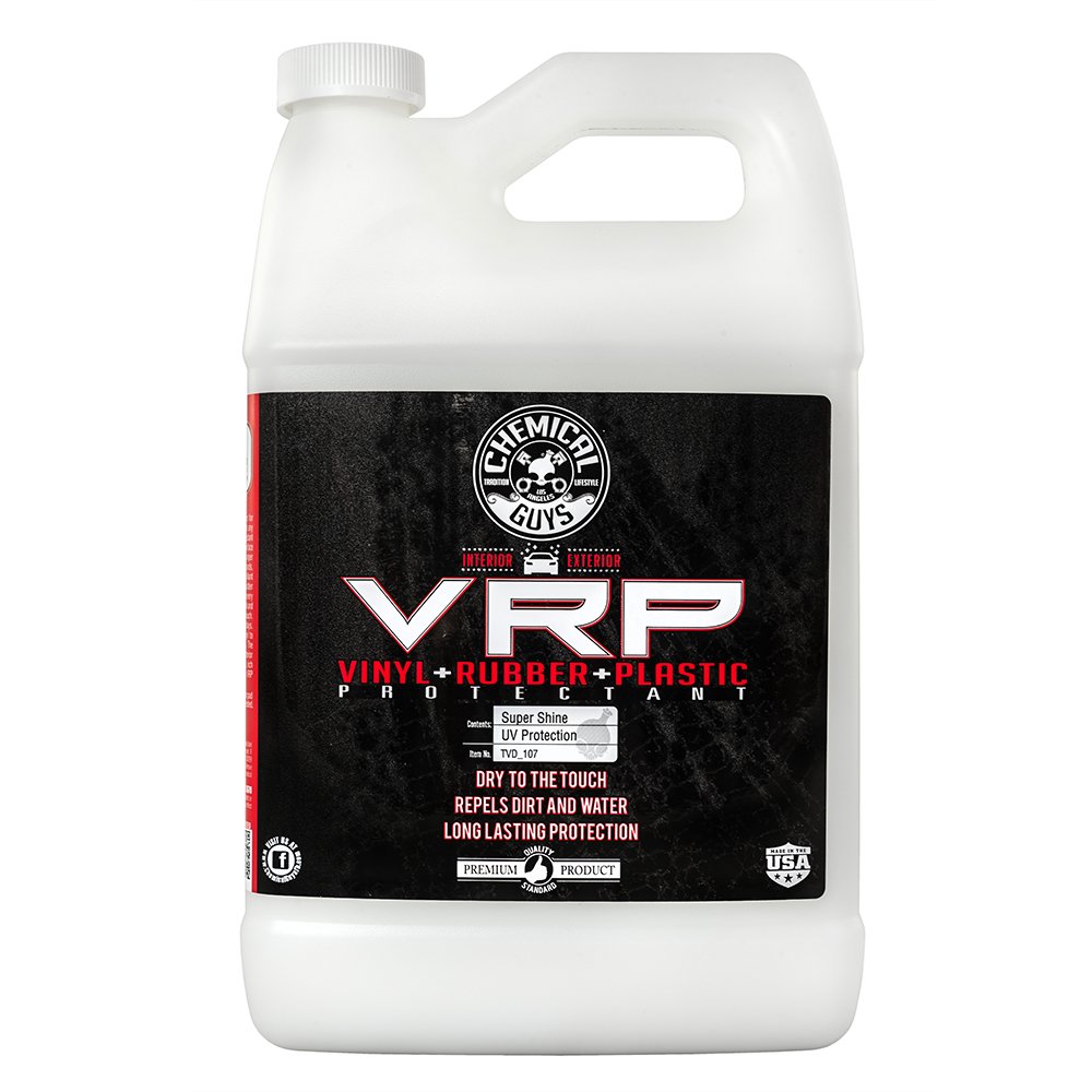 Chemical Guys, VRP Vinyl, Rubber & Plastic Dressing, Dry to Touch, 1 Gallon