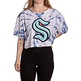 Calhoun NHL Surf & Skate Womens Oversize Drop Shoulder Crop T-Shirt – The Sunset Collection