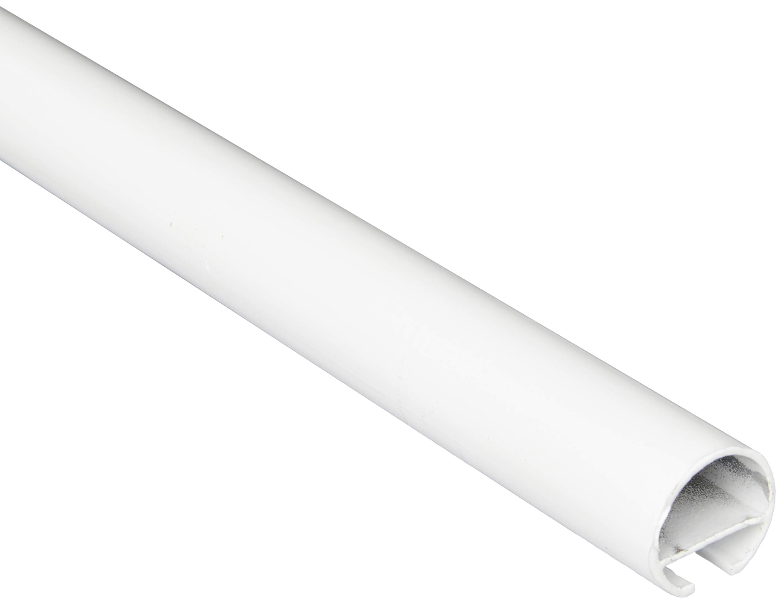 Gardinia Curtain Pole with Inner Rail I Diameter 20 mm White 120