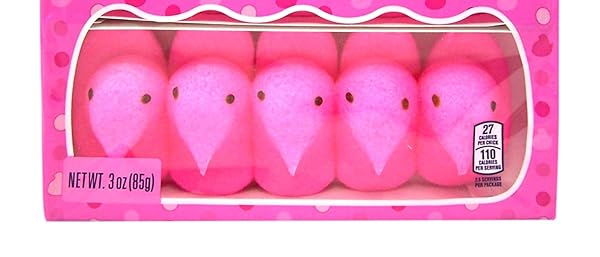 PEEPS PINK MARSHMALLOW CHICKS, 3 OZ, 10 CT