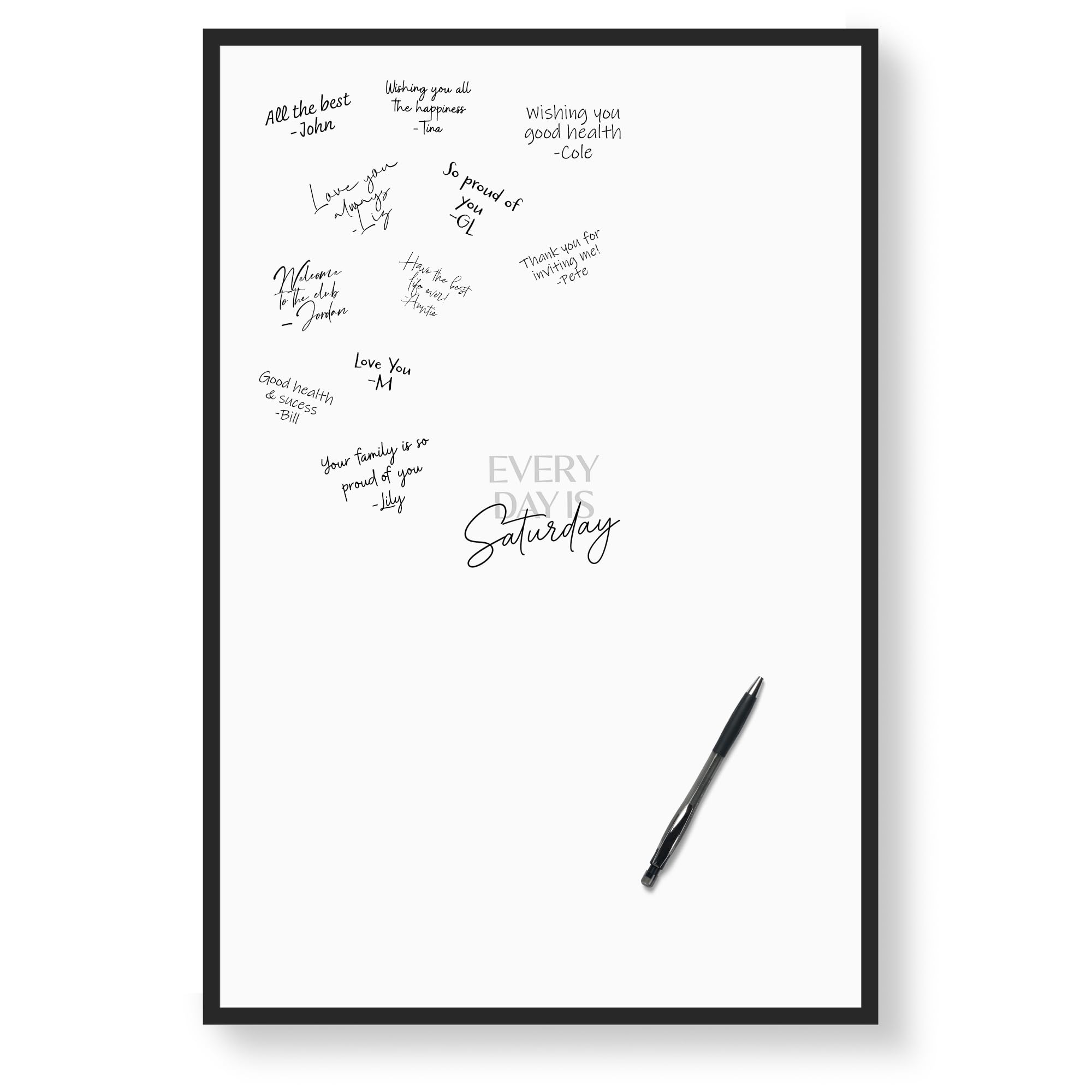 Photo 1 of Karto Retirement Signature Board for Party - Party Supplies, Guest Book, Or Card Alternative - Signing Board for Party - Poster Size 11x17 (Unframed) - Every Day