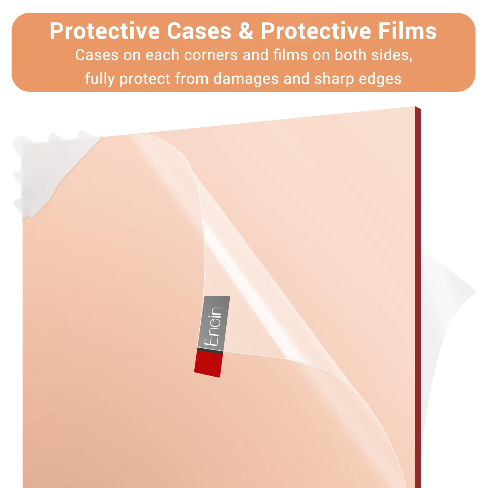 Enoin 2pcs 8 x 12 Inch Rose Gold Acrylic Sheet