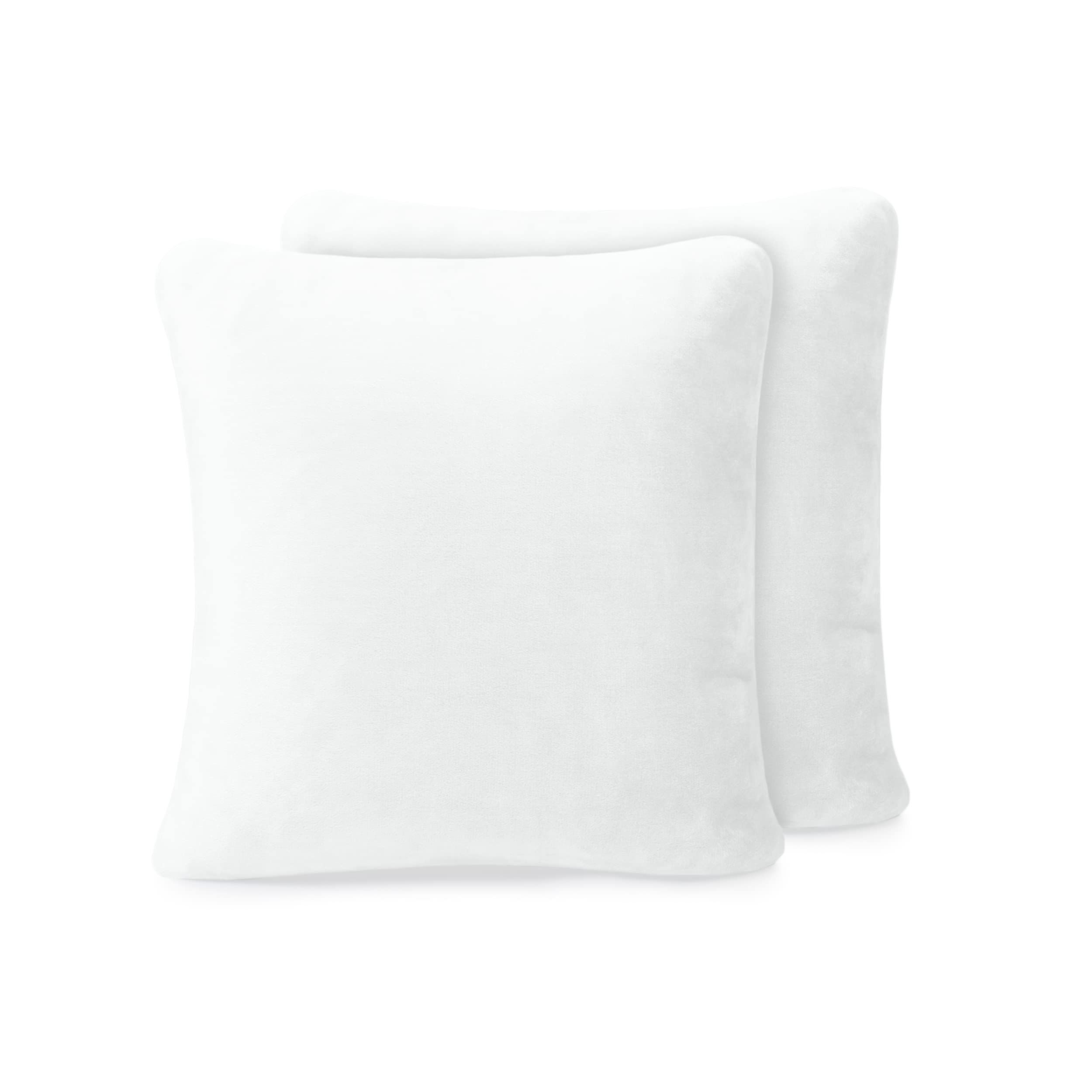 Amago - Cushion Cover Set of 2, Cashmere Feeling, 50 x 50 cm - Wool White