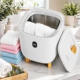 homfan Towel Warmers for Bathrooms, 20 Liter Portable Electric Towel Heater with Heating &amp; Drying Modes, Telescopic Rod, Heated Blanket Warmer Dryer for Home, Spa, Travel