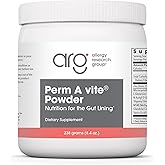 Allergy Research Group Perm A Vite Powder - Gut Health for Men & Women, L-Glutamine, Slippery Elm - 8.4 Oz