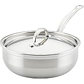 Hestan ProBond Forged - Professional Clad Stainless Steel Essential Pan, 3.5 Quart, Induction Compatible