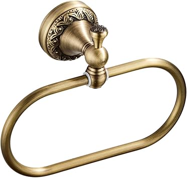 Vosarea toallero de cobre ovalado toallero toallero retro de ...