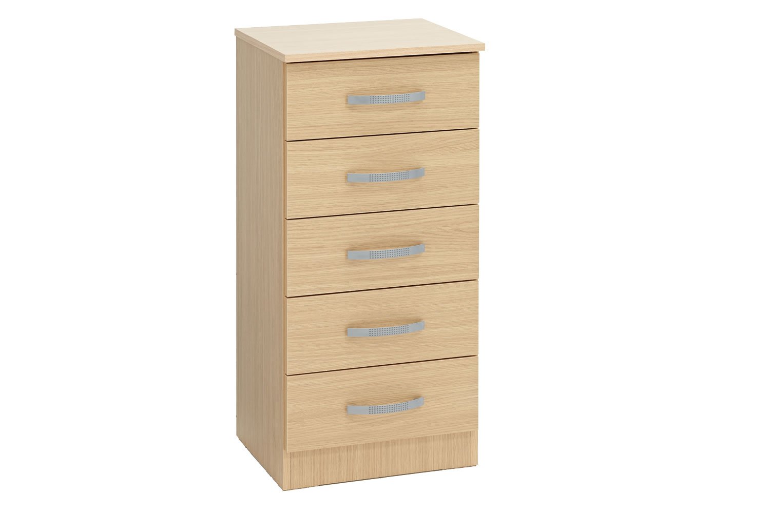 Ideal Furniture Budget Beech 5 Drawer Slim Drawer Cabinet Amazon