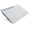 VNN 29" x 48" Shed Ramp for Riding Mower & Lawn Equipment | 1500 LB Capacity Anti-Slip Punch Plate Ramp for ATV, Motorcycles, Garages & Barns (2PC)