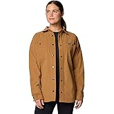 Columbia Womens Blue Point Creek Corduroy Shirt Jacket