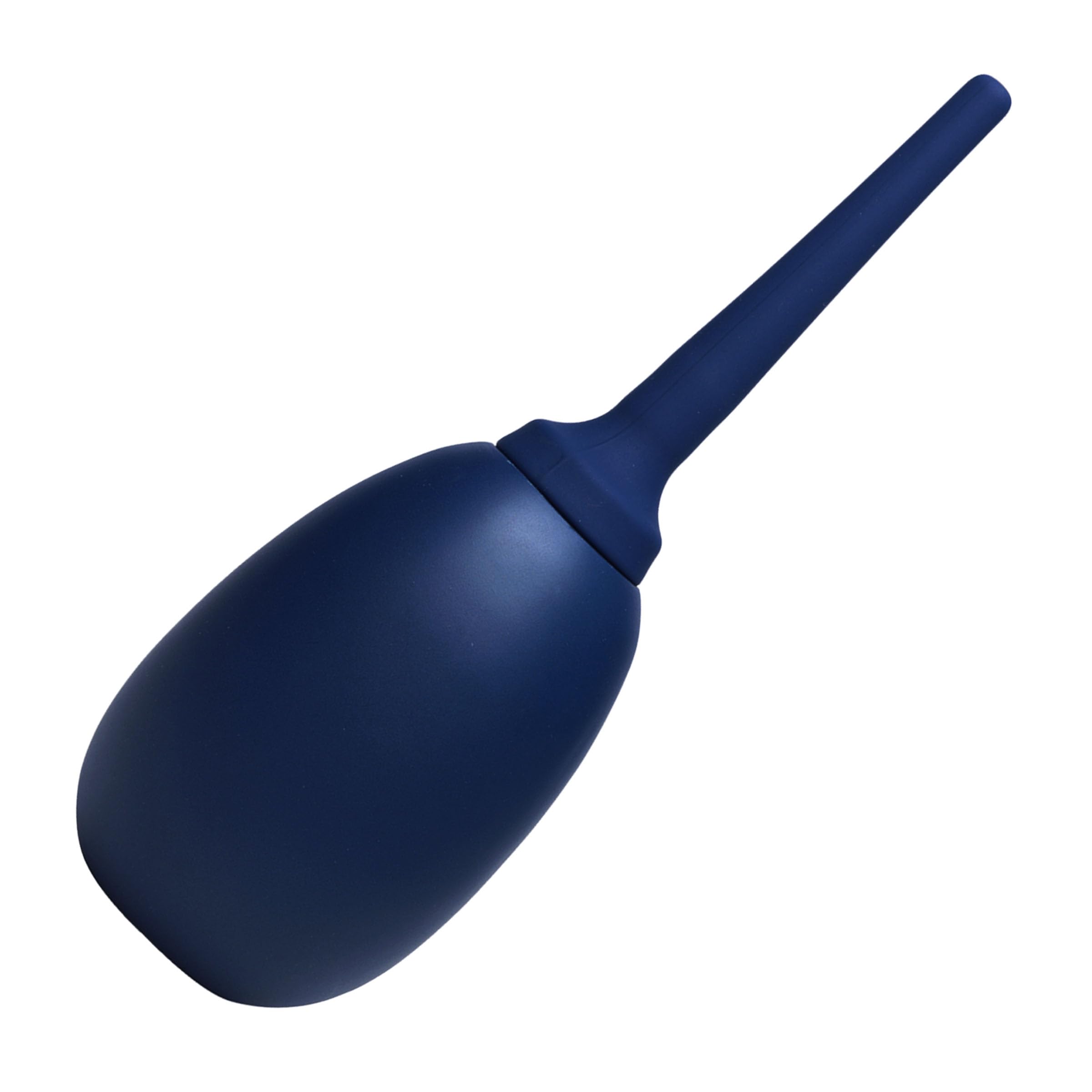 Cleanstream Flex Tip Cleansing Enema Bulb, Holds 250 ml or 8 fl oz, Reusable Enema Vaginal Cleaner Kit for Men and Women, Flex-Tip, One-Hand, Blue