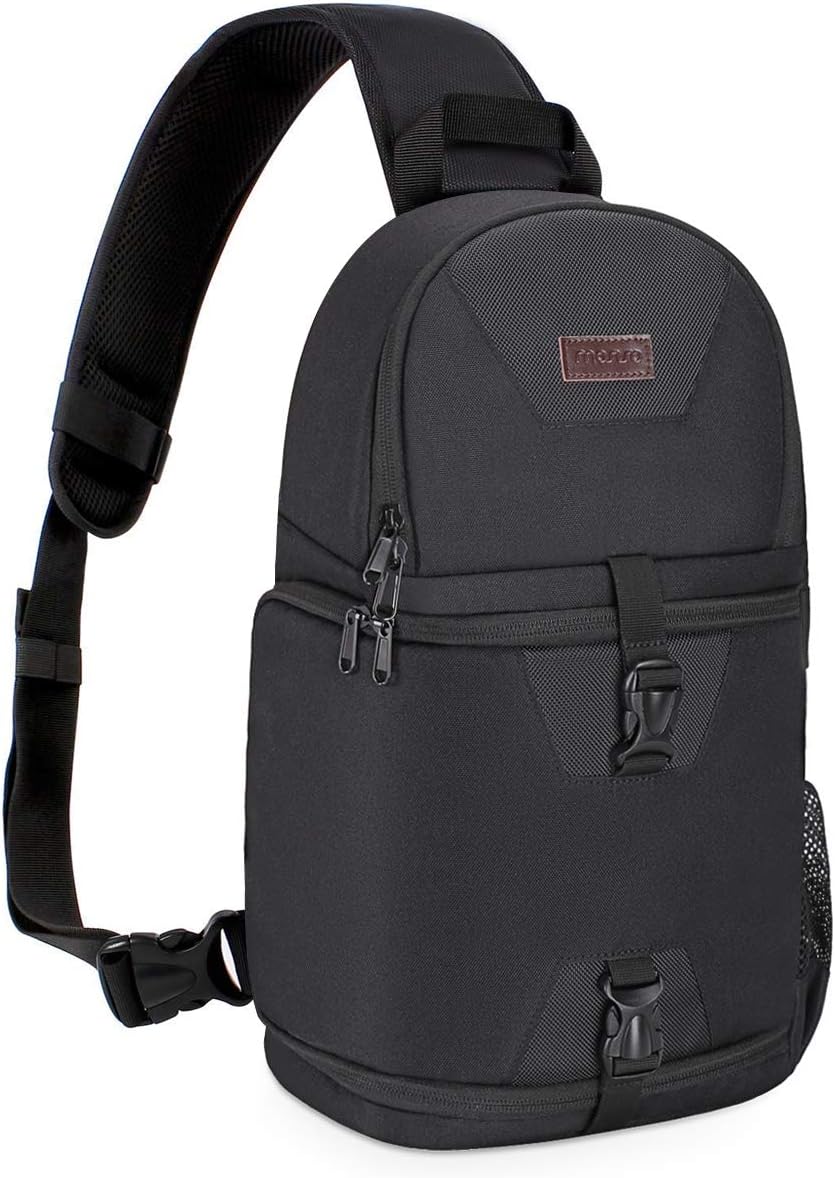 MOSISO Camera Sling Backpack Bag, Water Repellent Shockproof DSLR/SLR/Mirrorless Case with