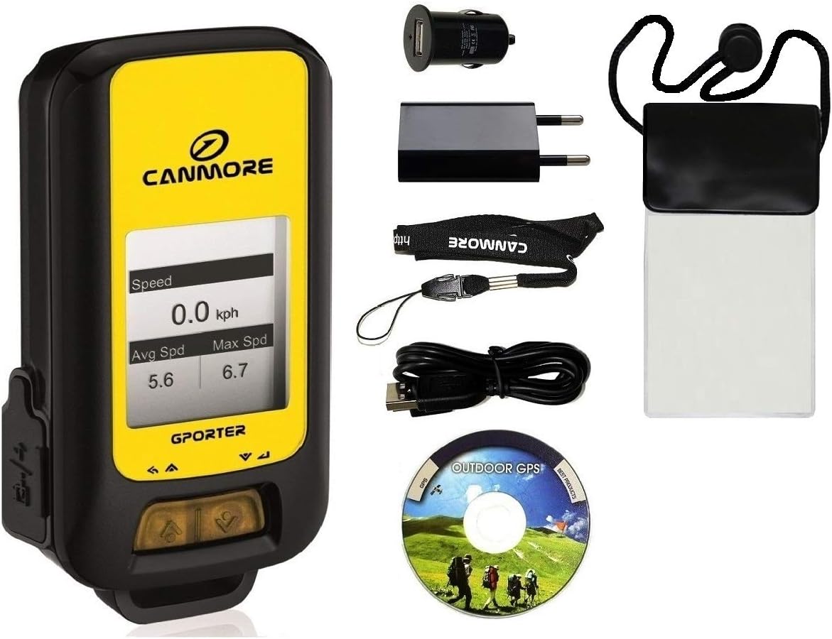 Gporter Gp 102 Outdoor Gps Gerat Xxl Set Gelb Amazon De Elektronik