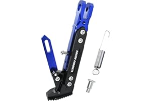 Motorcycle CNC Kickstand Adjust Tripod Holder Universal Aluminum Motor Scooter Modified Foot Side Stand Motorcycle Accessorie