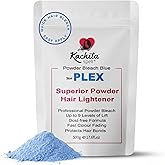 Kachita Spell Blue PLEX Bleach Powder Hair Lightener Up to 9 Levels 1.1lb | Professional Dust-Free Blue Lightener with PLEX Technology for Highlights, Balayage &amp; Blonding, Controlled High-Lift Formula