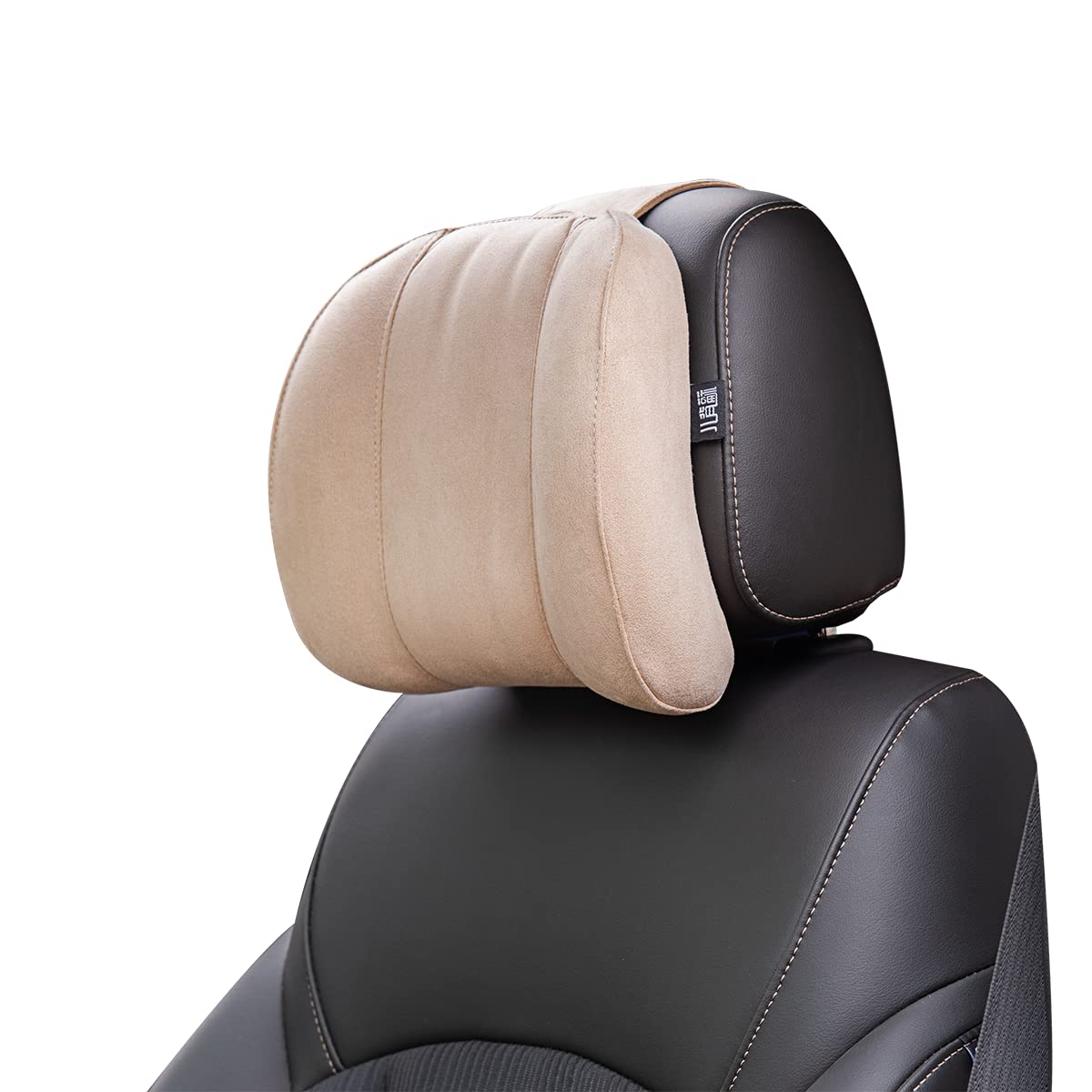 Photo 1 of Forbell Car Headrest Pillow Soft Suede Fabric Memory Foam Car Neck Pillow Ultimate Comfort and Support for Driving and Travel