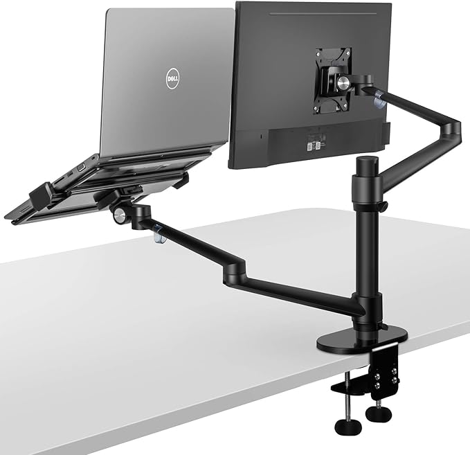 Viozon Soporte para monitor y ordenador portátil, 2 en 1
