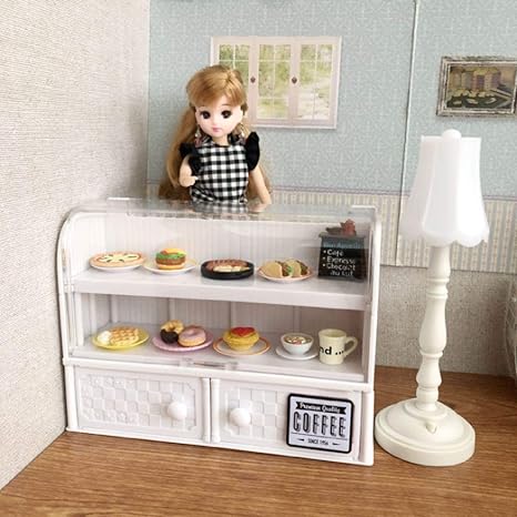 Amazon 新品 リカちゃん遊びに お店 ショーケース ドールハウス 家具 家具 ホビー