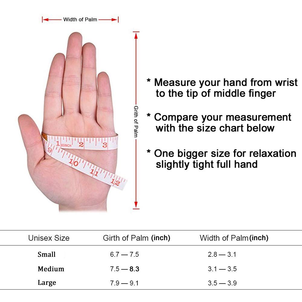 Winter Gloves,Touch Gloves Screen Touch Gloves Touch Screen Gloves Texting Glvoes Running Gloves Cycling Gloves Driving Gloves for Men and Women by FTEOX (Black-Medium)