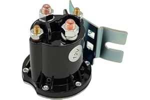 FBLOWMOD 684-1251-212 Starter Solenoid, Starter Solenoid Relay Switch, 12V/4 Terminals, Compatible with Trom-Betta PowerSeal DC Contactor w/L-Bracket, Replace 684-1261-212
