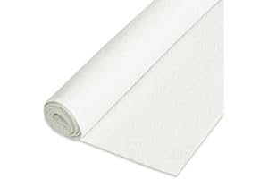 CHENGZHG Felt Fabric 1.8 mm Thick 36" x 72" - Soft Durable Felt by The Yard Felt Sheets for Arts and Crafts, DIY Sewing, Crafting Projects (White)
