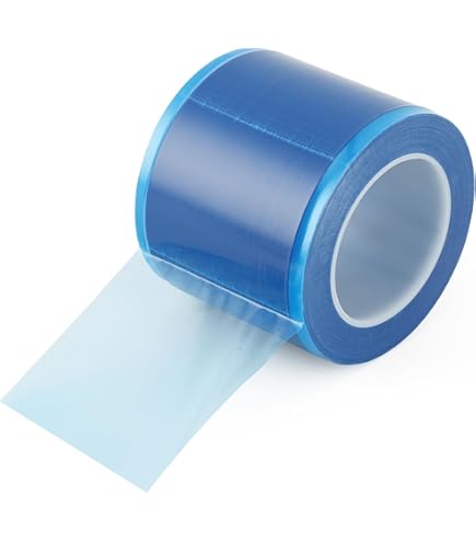 Annhua Barrier Film Dispenser Box – 4x6 Inch Perforated Adhesive Sheets, 1200 Count Roll