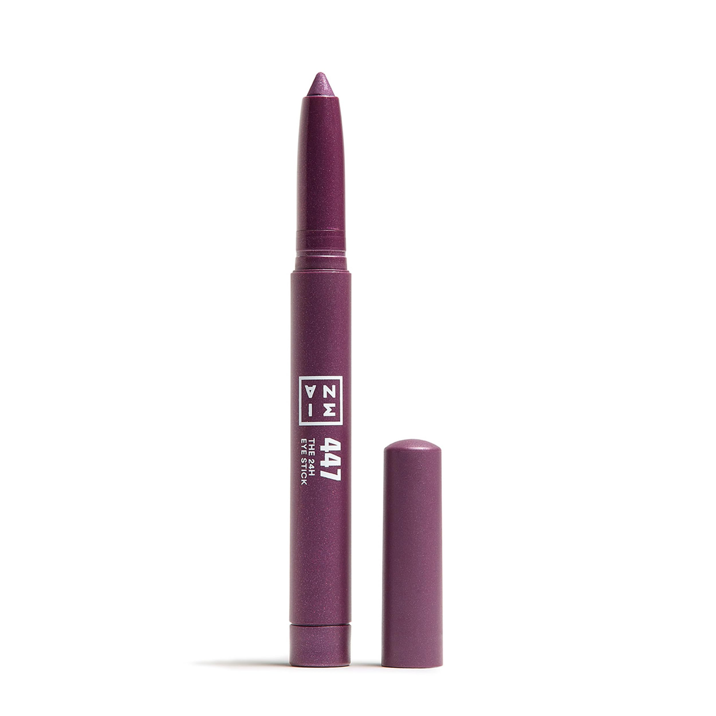 3INA MAKEUP - The 24H Eye Stick 447 - Purple Creamy Eyeshadow Stick - Multitaskig Waterproof Eyeshadow - Matte & Shimmer — image 1
