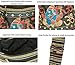 Women Hobo OM Black Cross Body Shoulder Bag Elephant Embroidered School Everyday Shopping Casual Lightweight