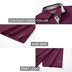 M MAELREG Mens Pique Polo Shirts Short Sleeve