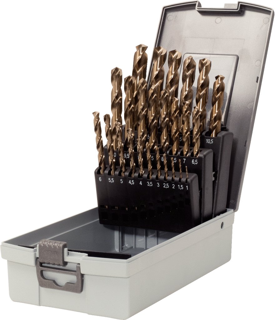 KS Tools 330.3623 Hss-G Co 5 Twist Drill Set 2(5 Pieces) 1-13mm
