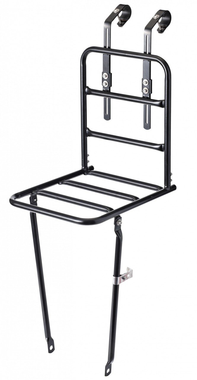 Basil 148027 Memories Front Carrier with Bars, 21-31.8 mm, Black, One Size