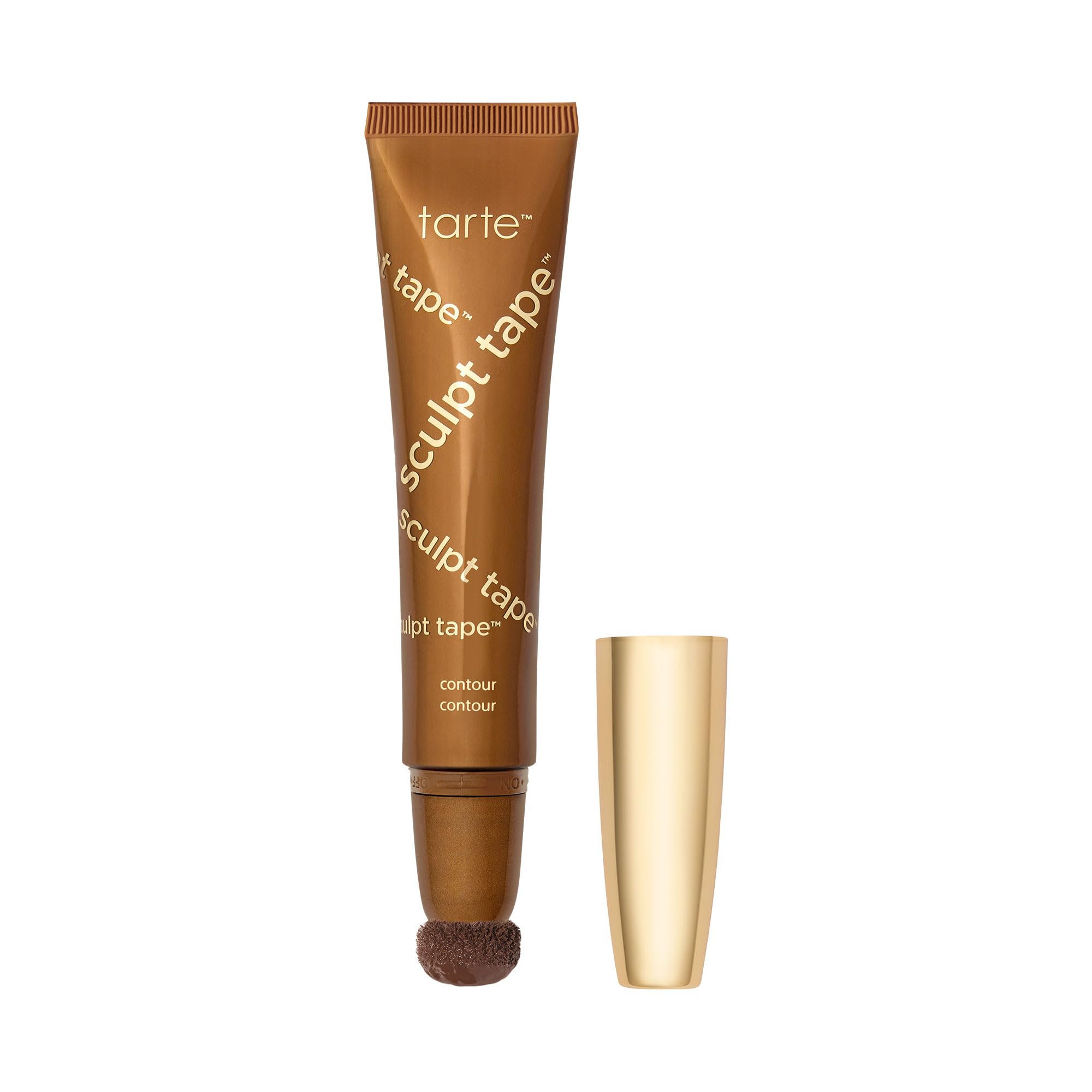 tarte sculpt tape contour – Lightweight Cream Bronzer with Shea Butter for Blendable, Buildable Contour & Natural Looking Sculpted Glow, Vegan & Cruelty-Free, full size, rich cool bronze