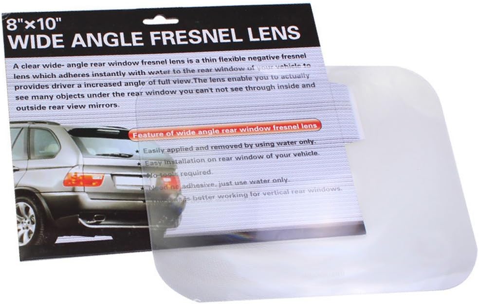 SZHTSWU Wide Angle View Parking Reversing Fresnel Lens for Hatchback Reduces Blind Spots Auto Accessories