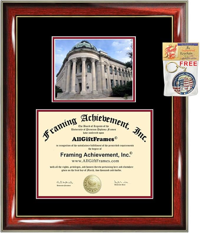 American University Diploma Frame College Graduation