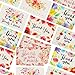 56 Unique Thank You Postcards - 7 Beautiful Watercolor & Floral Designs on 4x6