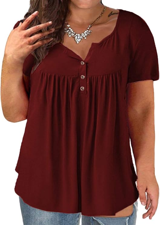 ladies plus size tops