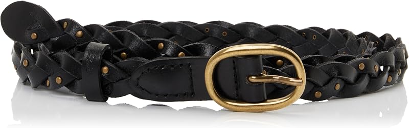 Ceintures tressées Taylor pour femme, caviar, taille 105