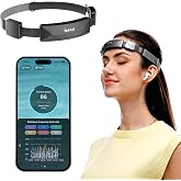 EEG Neurofeedback Headband for Meditation &amp; Brainwave Monitoring, Real-Time Brain Activity Tracker with App, Train Focus, Relaxation &amp; Sleep Preparation