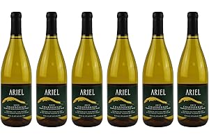 Ariel Vineyards Chardonnay Dealcoholized Wine - Bundled by Louisiana Pantry (Chardonnay, 6 Pack)