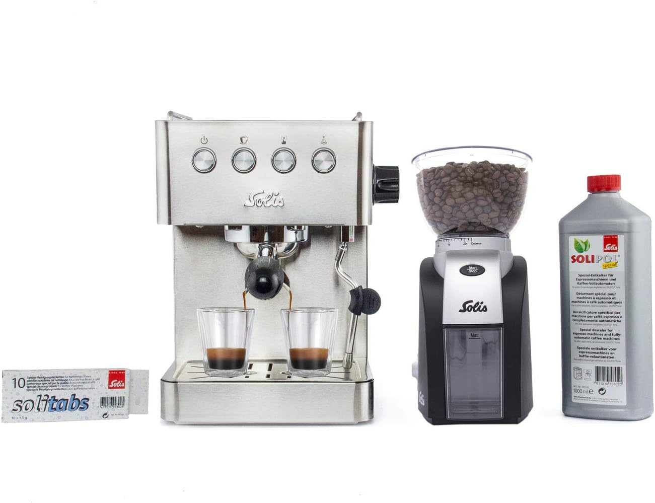 Solis Barista Gran Gusto 1014 - Set Cafetera expresso automática + ...