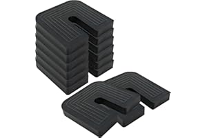 YIEHRNS U Rubber Isolator Pads 2 3/4 X 2 3/4 Air Conditioner Shock Pad Anti Vibration Pads for Split System Heat Pump Units, Air Compressor, Air Conditioning Condenser Outer Machine (8 Pack)