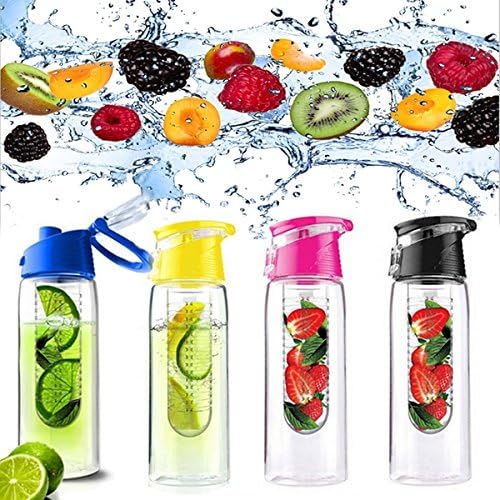 800ML Sports Bicycle Water Cup Health Fruit Infusing Infuser Lemon Juice Lid Water Bottle by Green Box Design