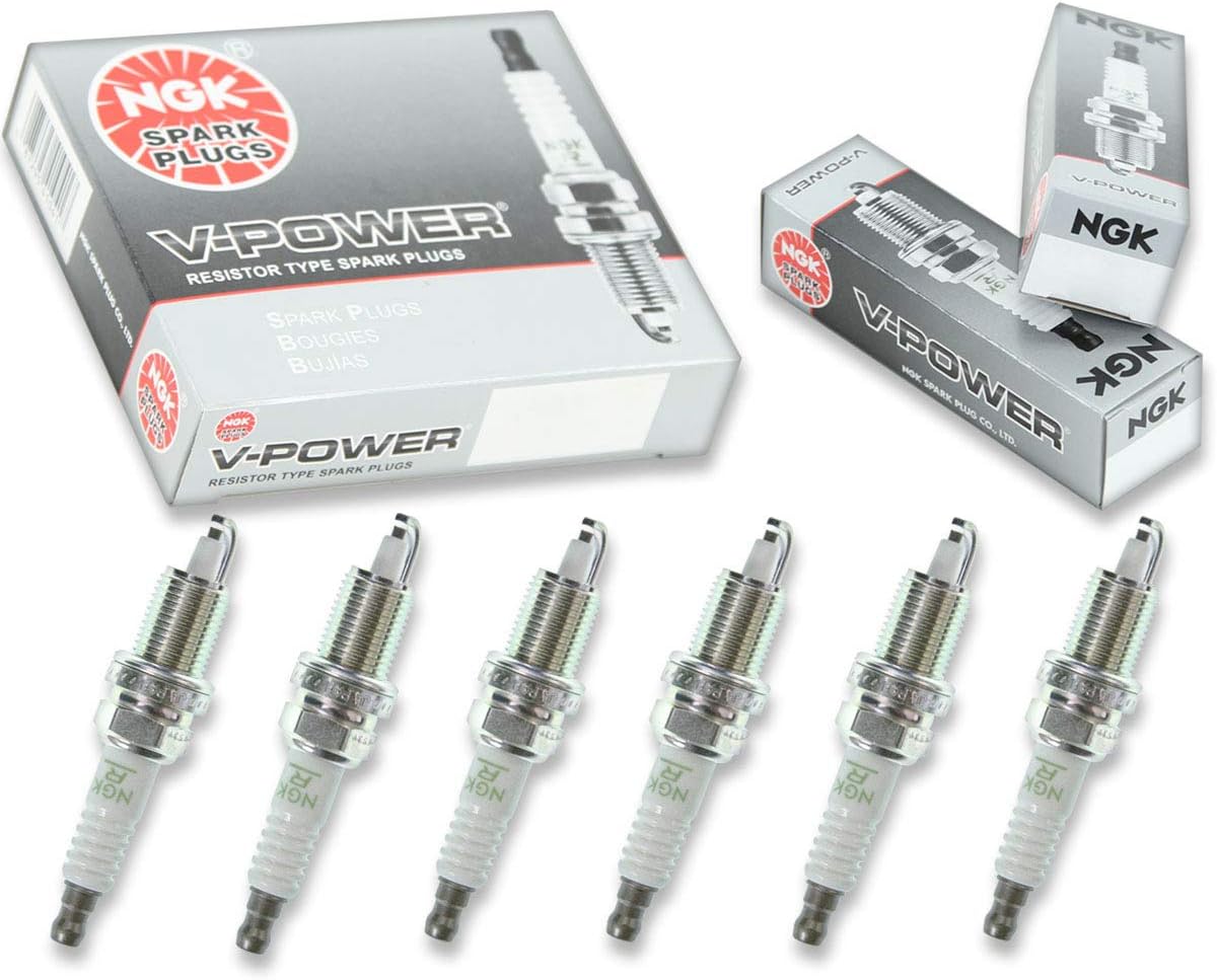Amazon Com 6 Pcs Ngk V Power Spark Plugs For 1999 2004 Jeep Grand Cherokee 4 0l L6 Engine Kit Set Tune Up Automotive