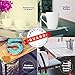 Baby Proofing Safety Corner Guards 8 Pack with Bonus Door Stopper Clear Adhesive Rubber Bumper Pads - Shock-proof Edge Cushion Table Furniture Protector Great Protection for Kids, Babies & Toddler