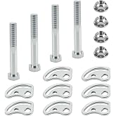 Front Upper Control Arm Cam Bolts Kit Adjusting Bolt &plusmn;1.5 Degree K100026 | Fit For Chevy Silverado Express Suburban GMC Sierra 1500 2500 Yukon Cadillac Hummer Replaces# 45K5012 MS50067 545-510