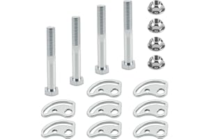 MK-MORZON Front Upper Control Arm Cam Bolts Kit Adjusting Bolt ±1.5 Degree Fit For Chevy Silverado Express Suburban GMC Sierra 1500 2500 Yukon Cadillac Hummer Replaces# K100026 45K5012 MS50067 545-510