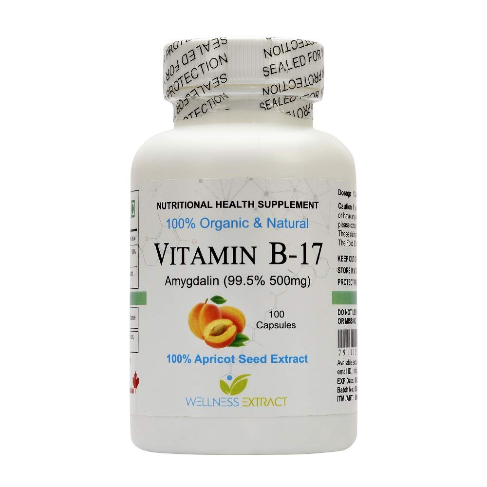 Buy galaxy healthcare Vitamin B17 500 mg 300 Tabs Purest Amygdalin 99.5