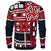 FOCO Houston Texans Patches Ugly Crew Neck Sweater Medium