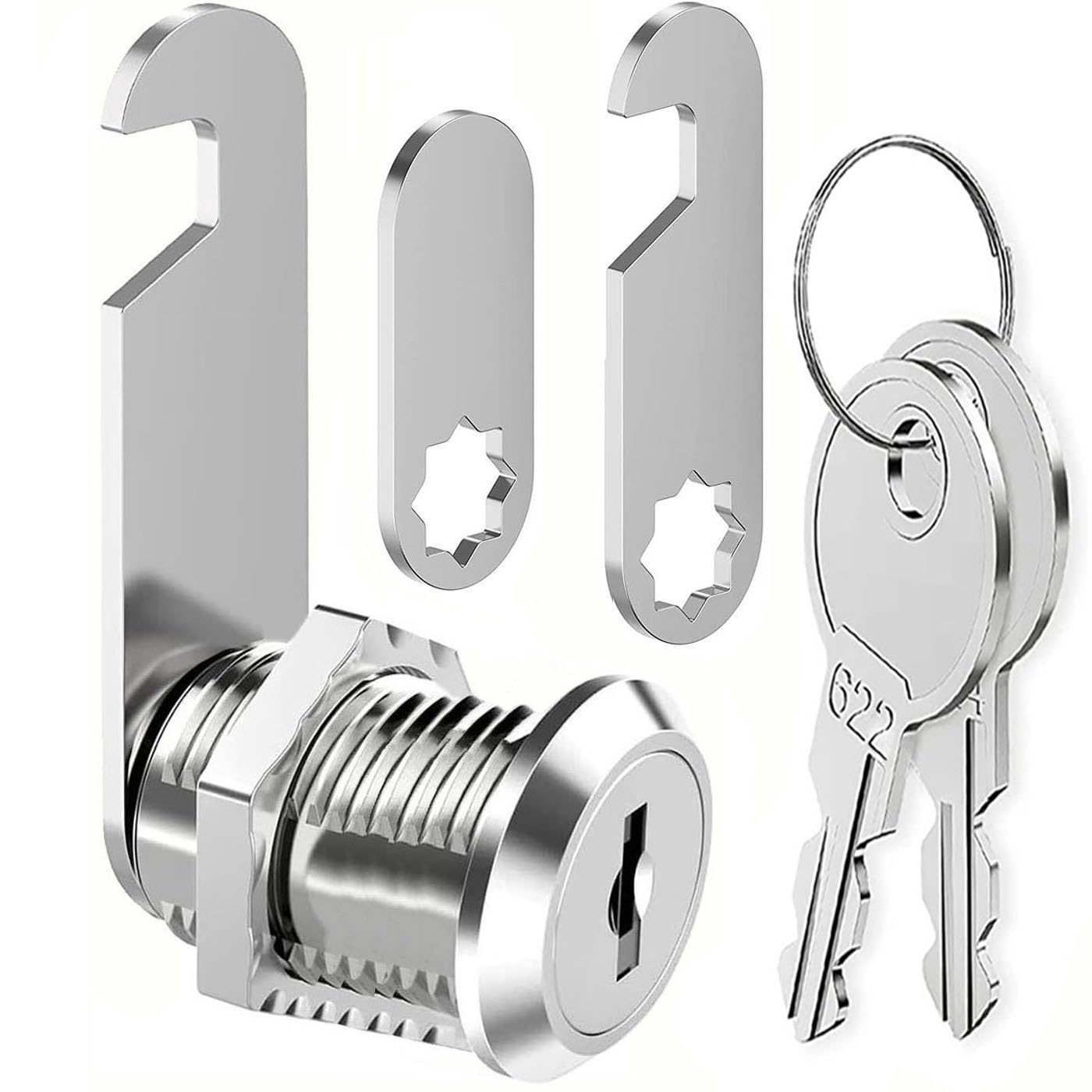 ZiYuya 30mm Mailbox Lock with Key Different, Lock for RV Storage Cabinet Cam Letterbox Drawer Dresser Cupboard Door Postbox Furniture Door Locker Locks